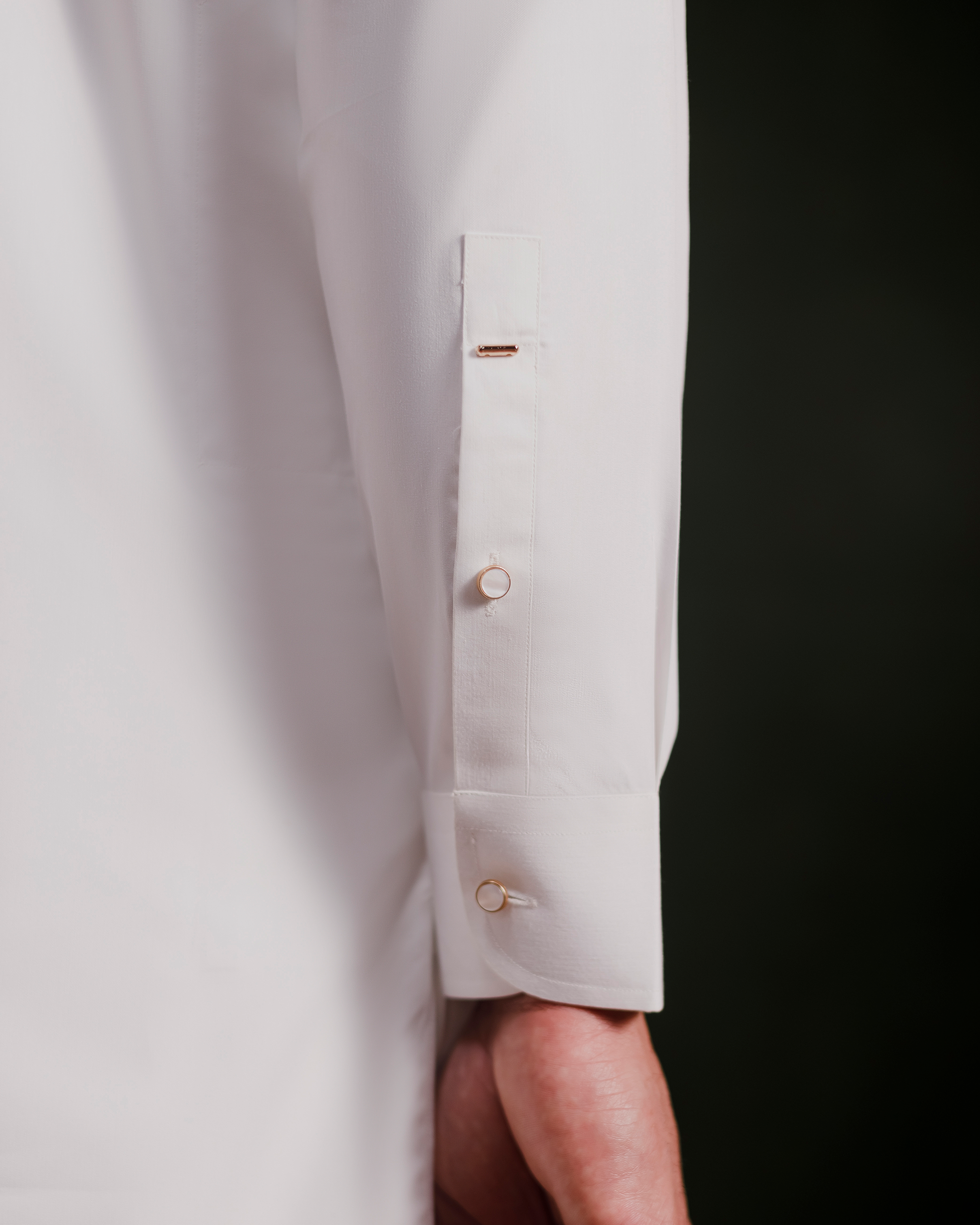 Off white Boski signature kameez shalwaar