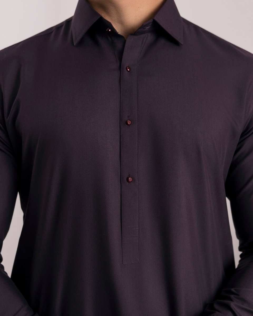 Burgundy Kameez Shalwar RE’25 - Cotidieready to wear
