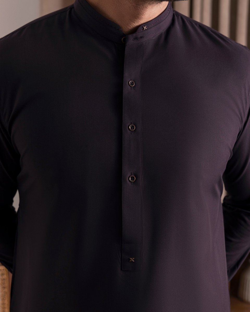 Designer Burgundy Kameez Shalwar - Cotidieready to wear