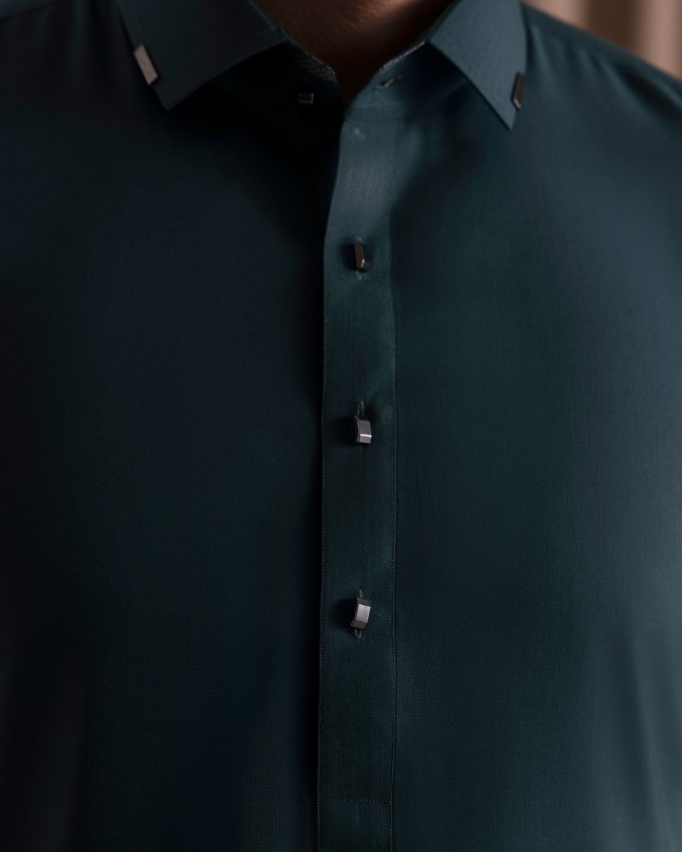 Designer Emerald Green Kameez Shalwar RE’25 - Cotidieready to wear