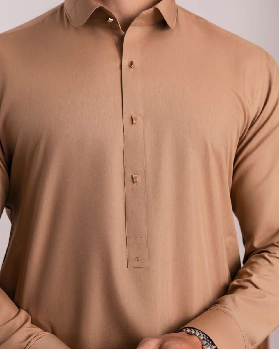 Designer Mustard Kameez Shalwar - Cotidieready to wear