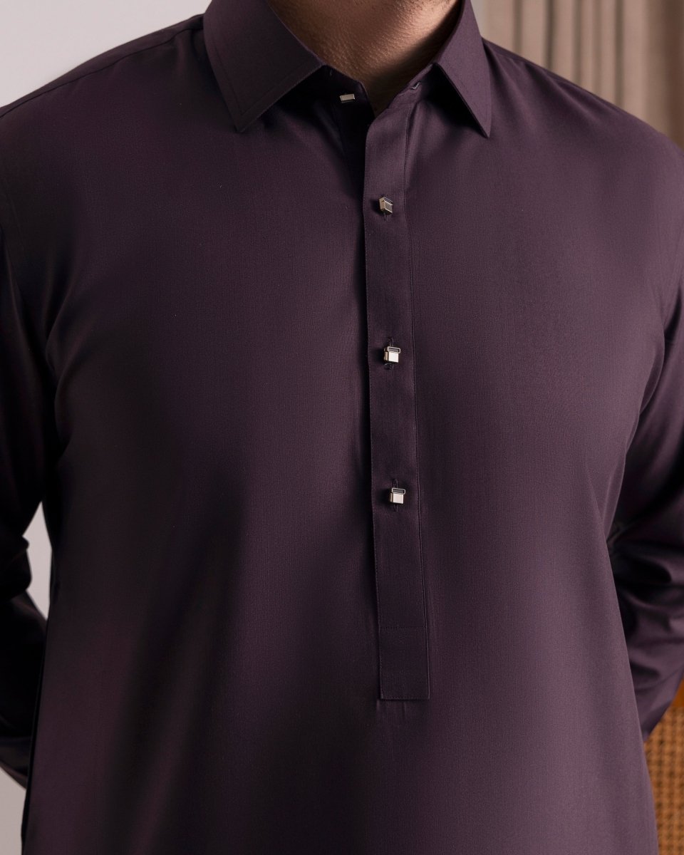Maroon Kameez Shalwar RE’25 - Cotidieready to wear