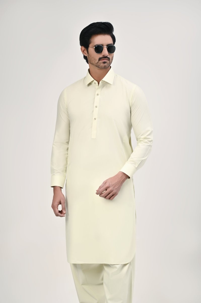 Pista Green Kameez Shalwar RE’25 - Cotidieready to wear