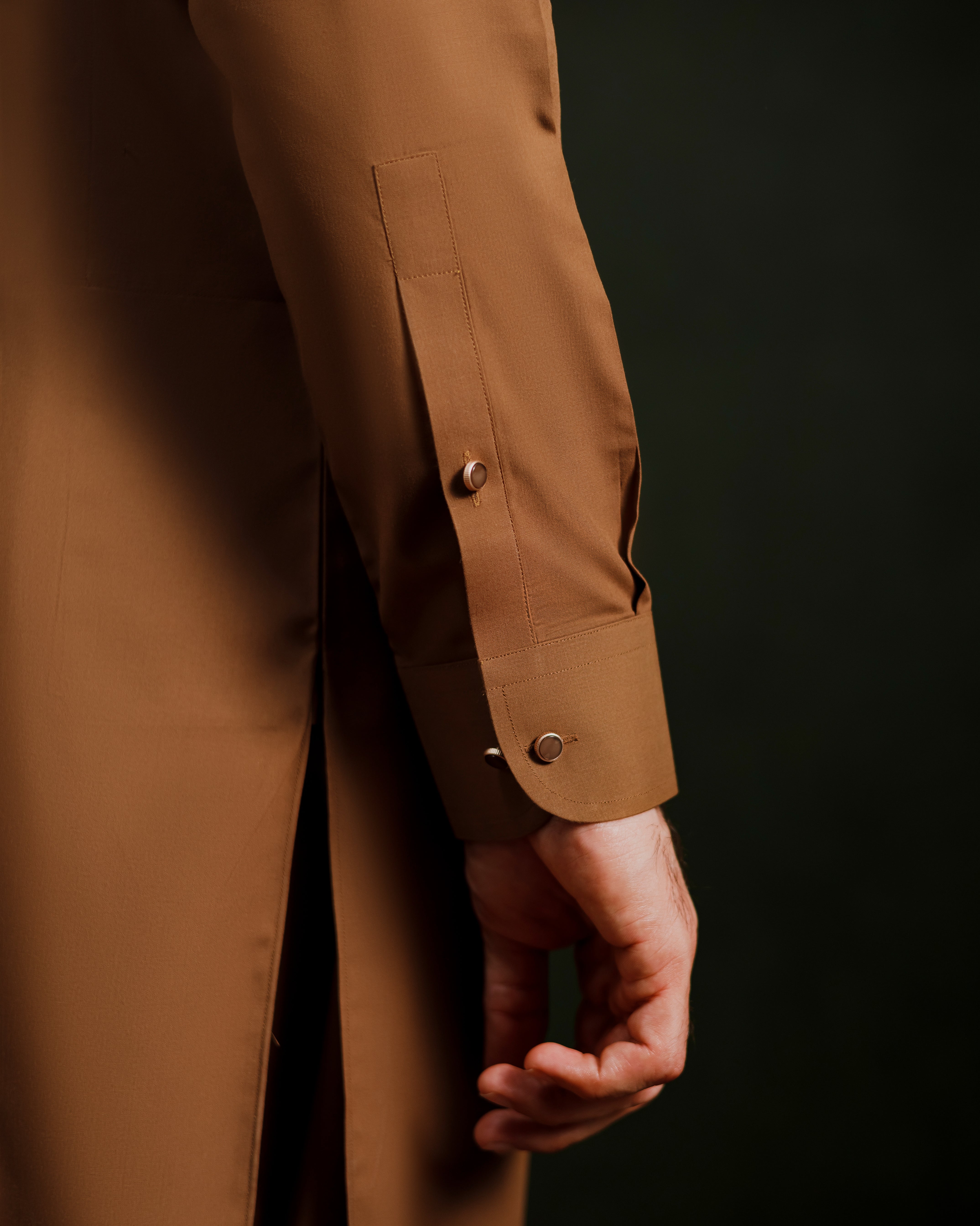 Amber brown signature kameez shalwaar