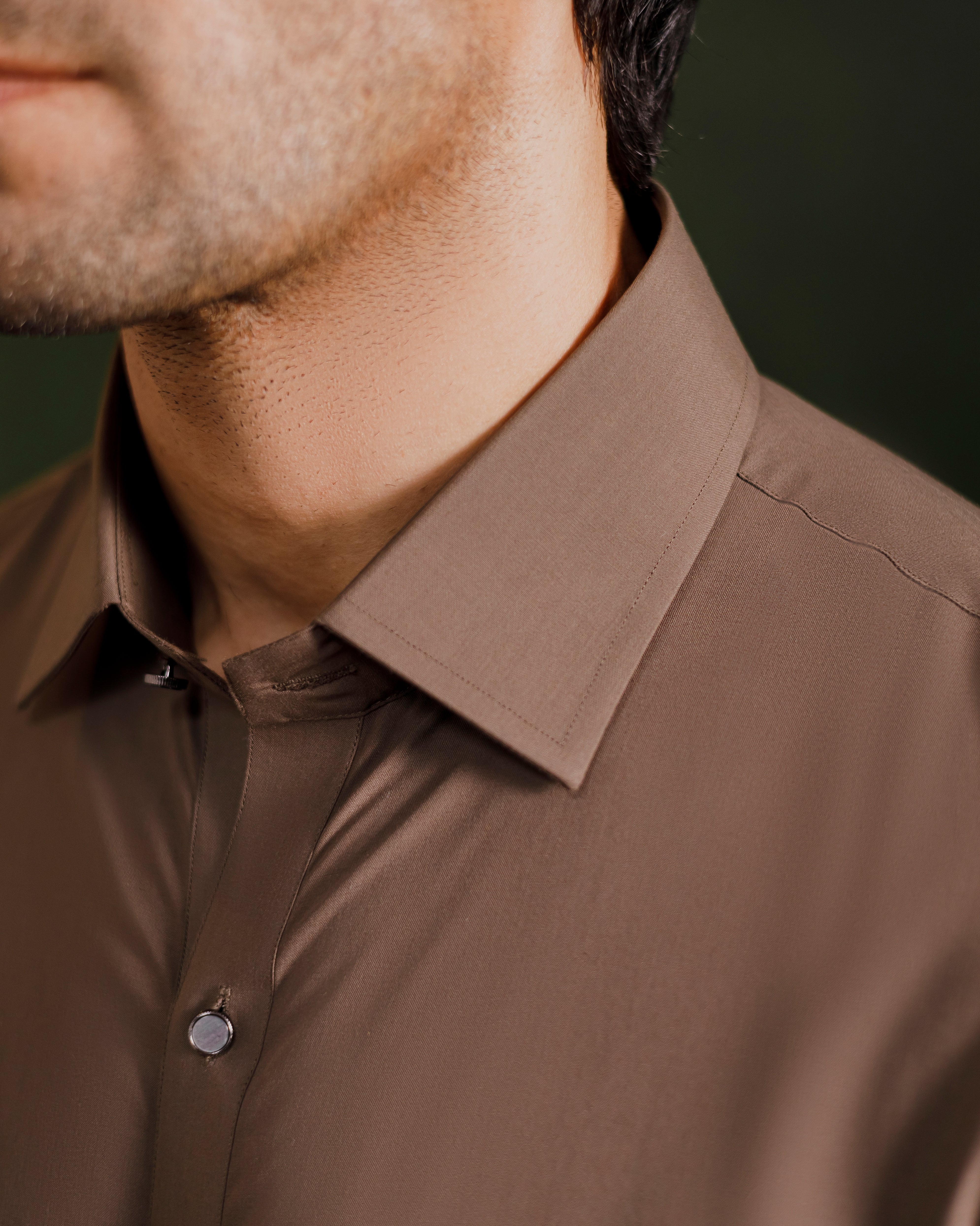 Mocha taupe signature kameez shalwaar