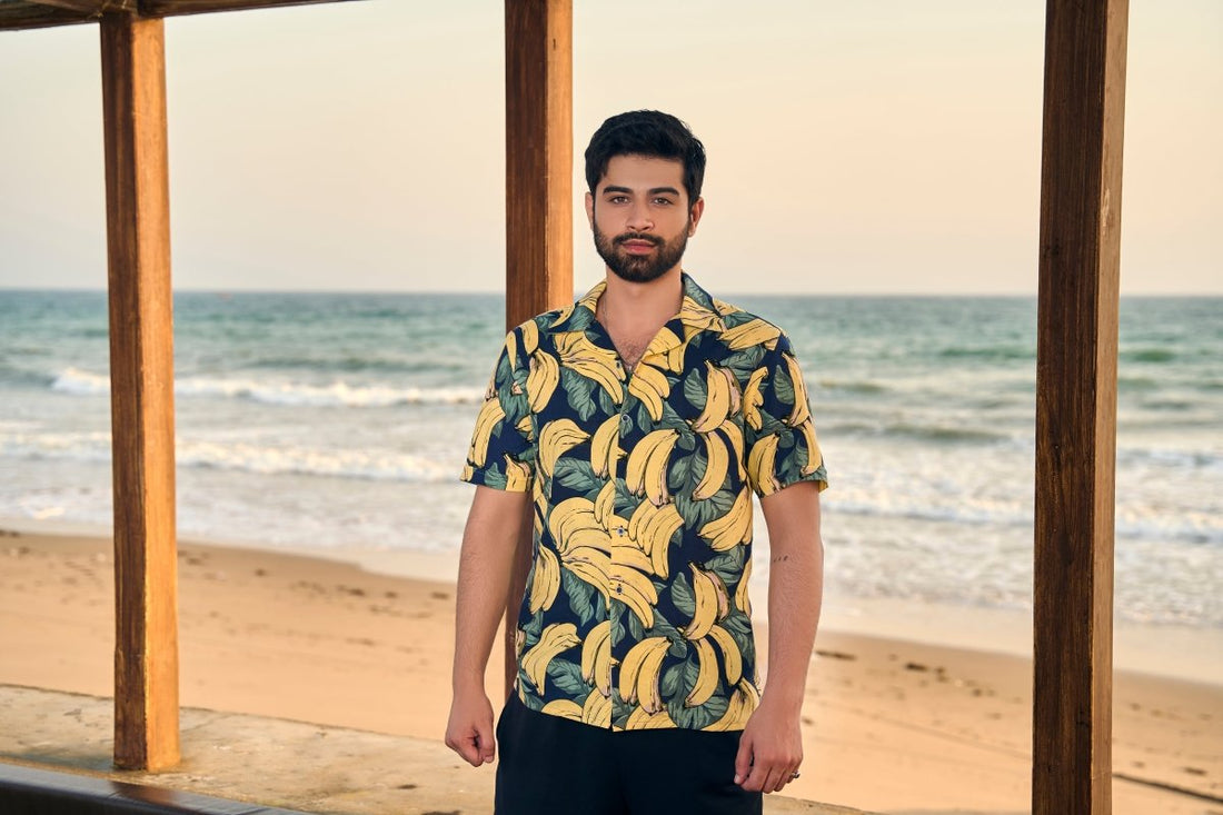 Banana Pop Hawaiian Shirt - Cotidie