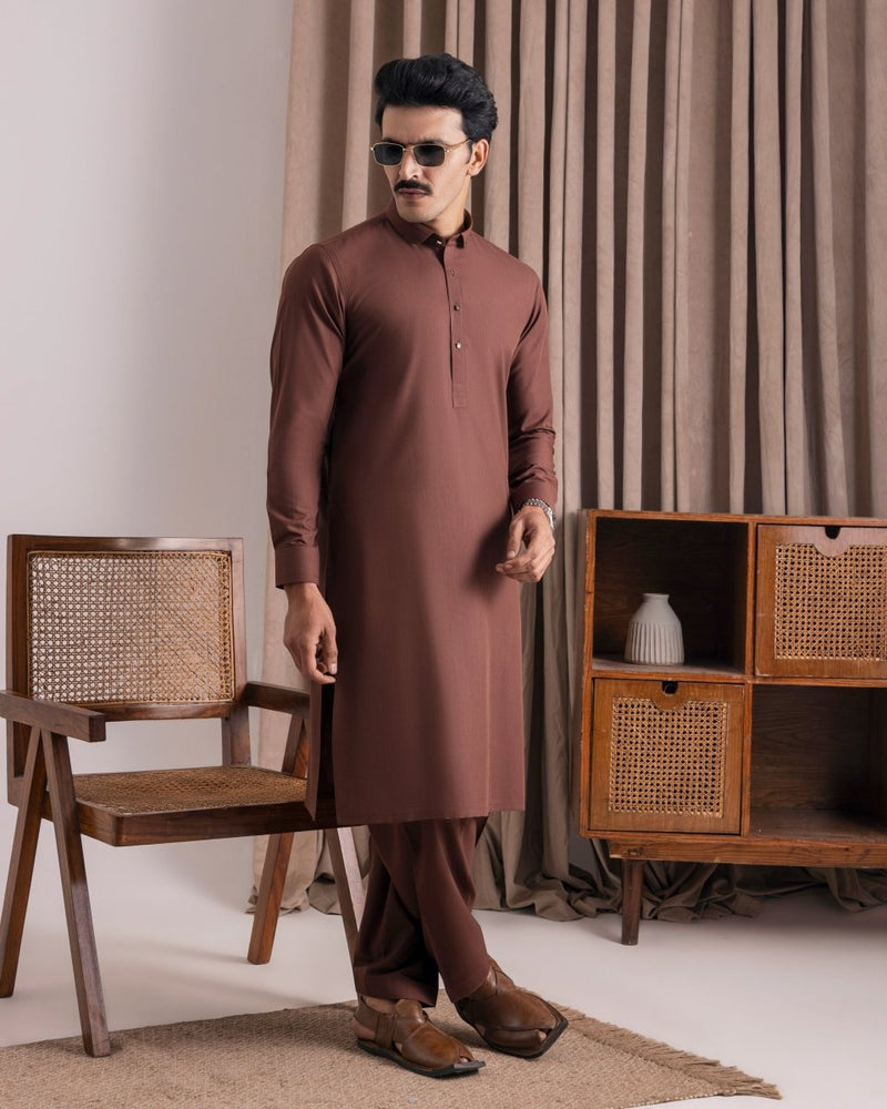 
                  
                    Designer Rust Kameez Shalwar RE’25 - Cotidieready to wear
                  
                