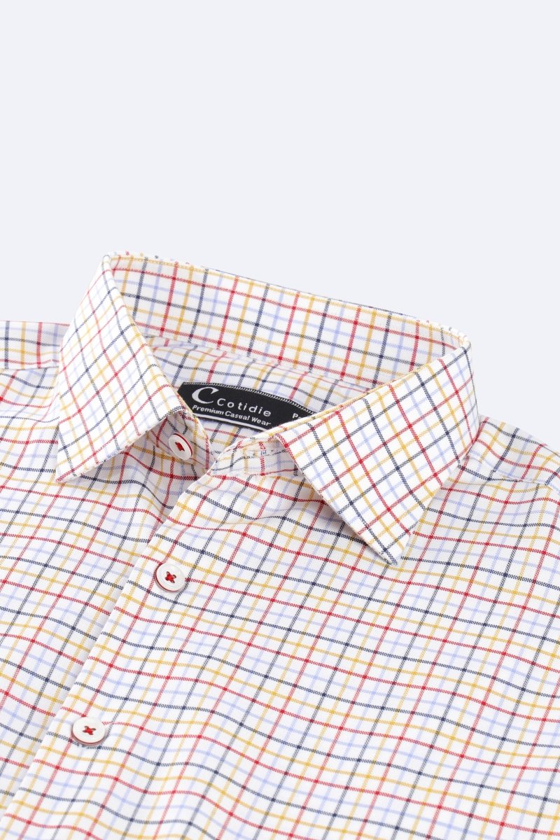 Multicolored Checkered Shirt - Cotidie