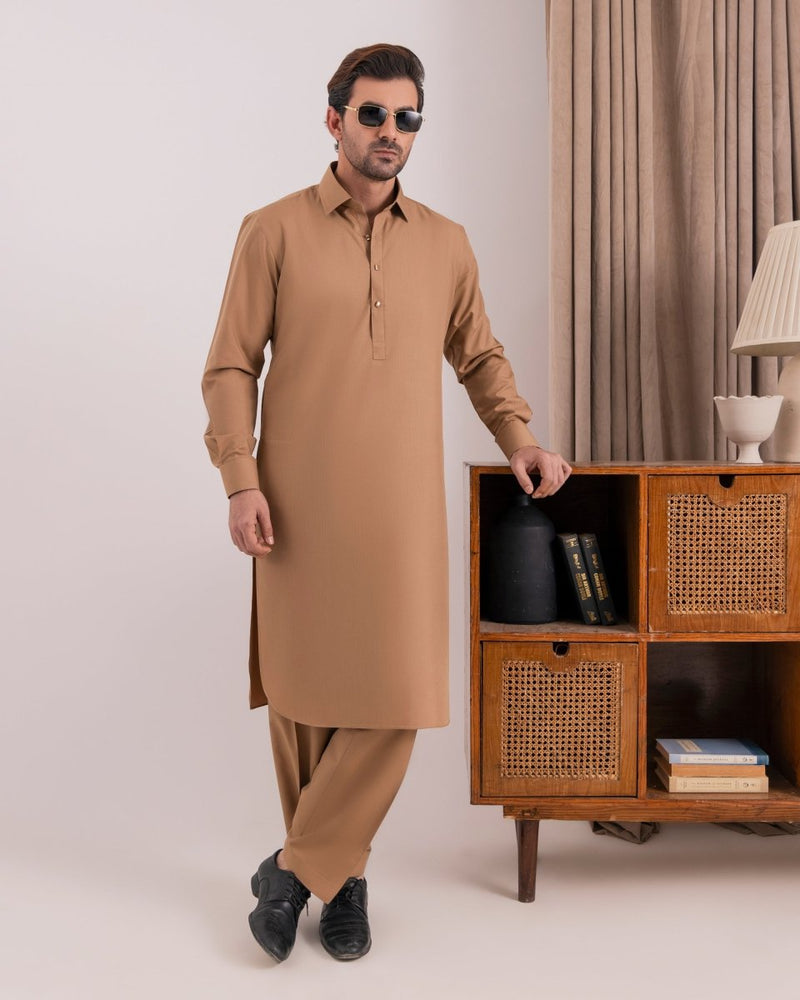 
                  
                    Mustard Kameez Shalwaar RE’25 - Cotidieready to wear
                  
                