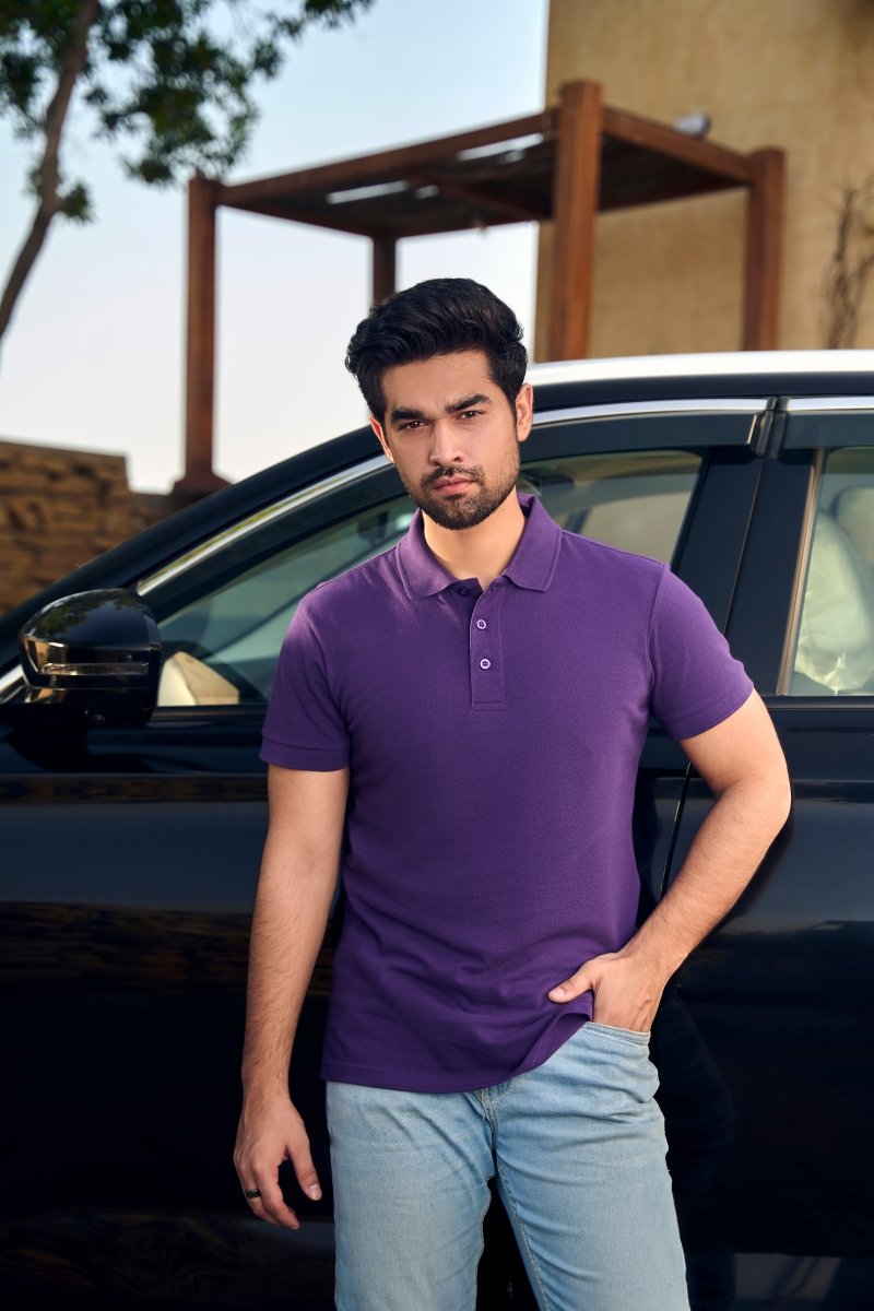 Purple Polo - Cotidieready to wear