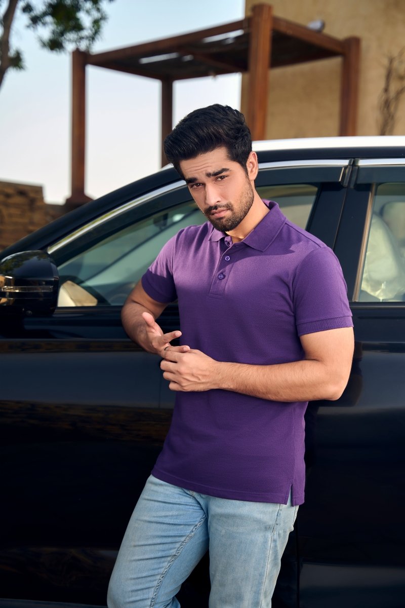 Purple Polo - Cotidieready to wear