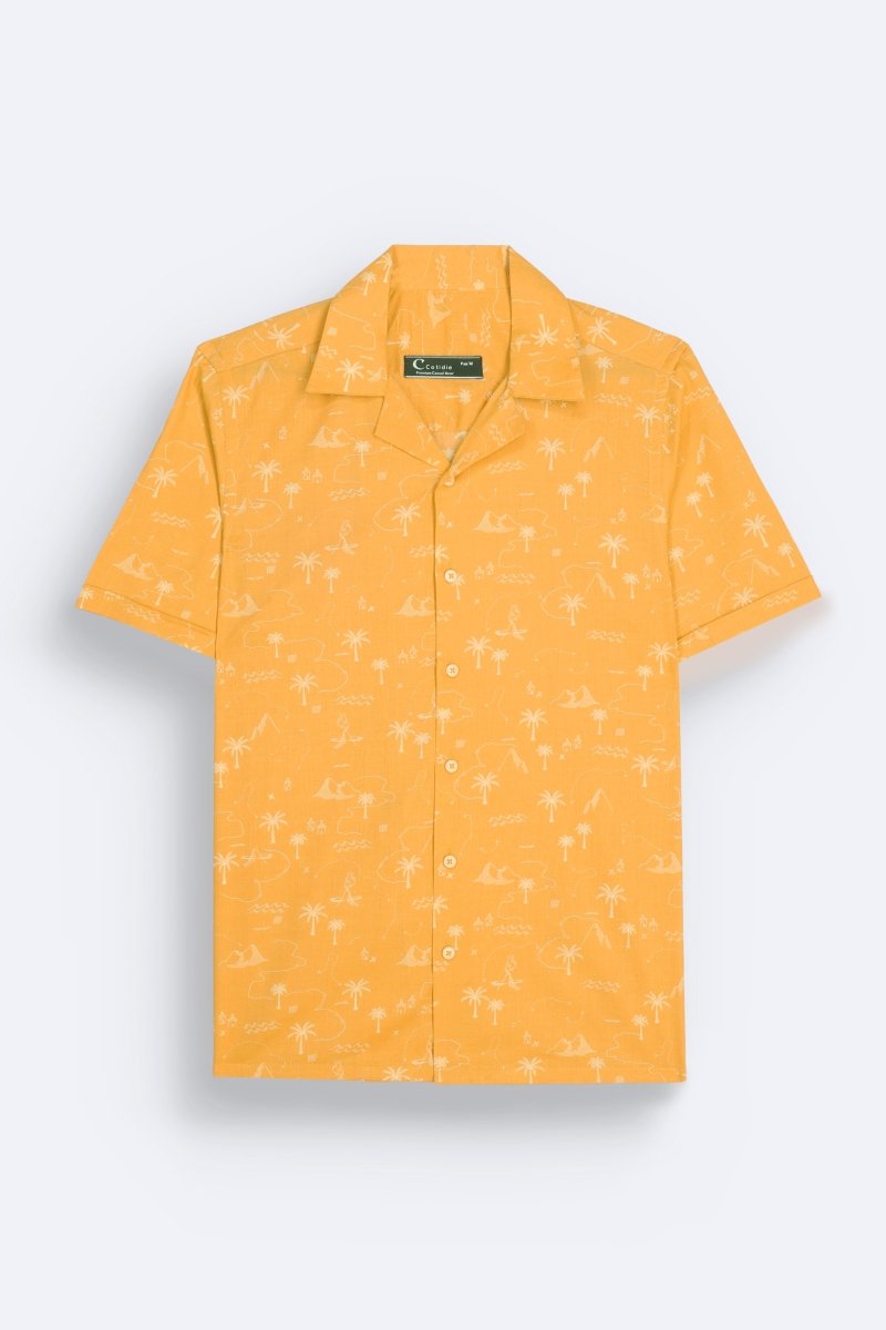 Sunny Doodle Hawaiian Shirt - Cotidie