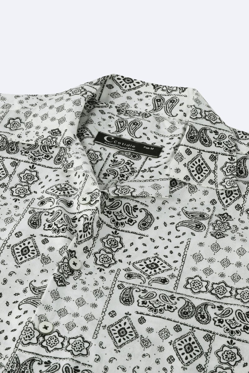 Tribal Paisley Hawaiian Shirt - Cotidie