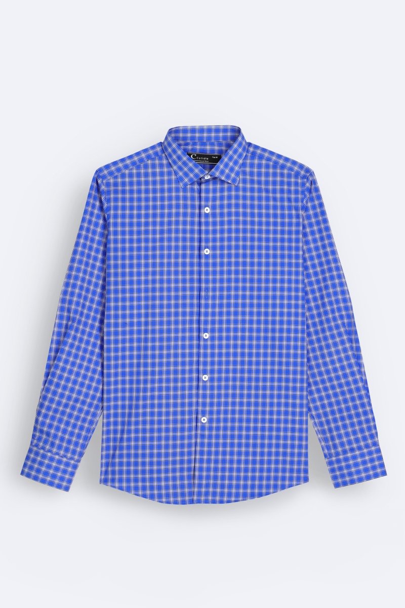 Vibrant Checkered Shirt - Cotidie