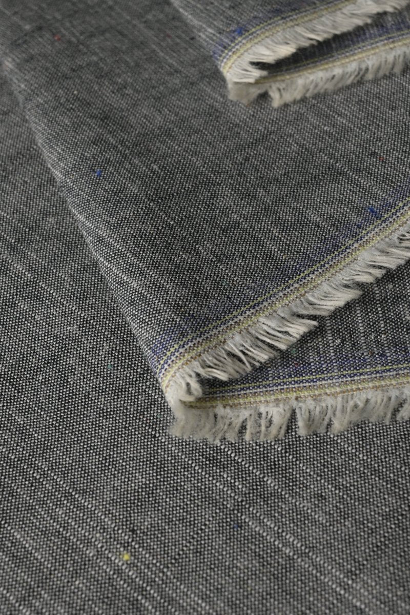 Winter Weave Cotton - Grey Chambray - Cotidieunstitched fabric