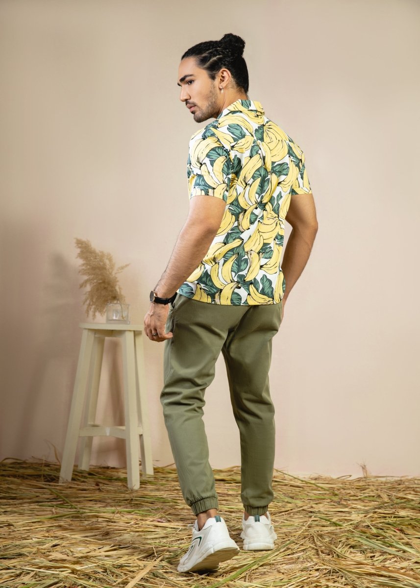 Banana Cream Hawaiian Shirt - Cotidie