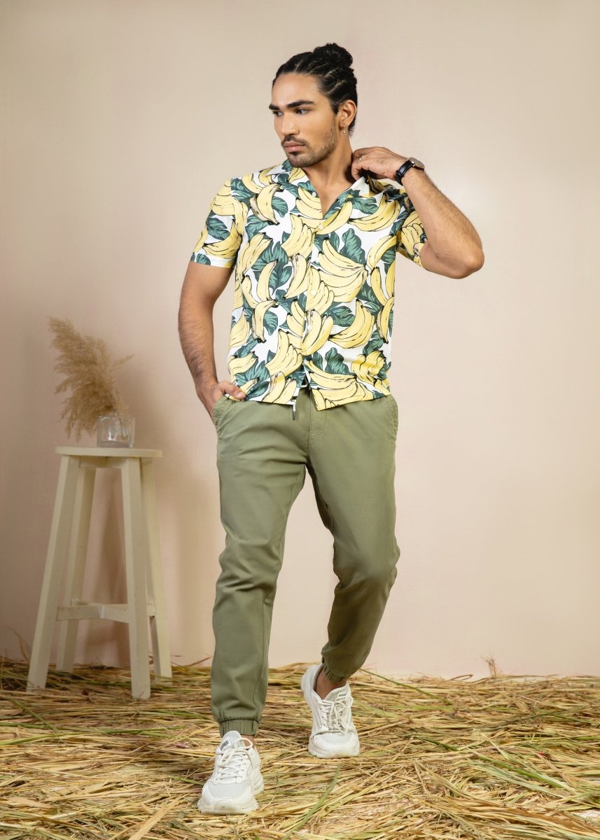 Banana Cream Hawaiian Shirt - Cotidie