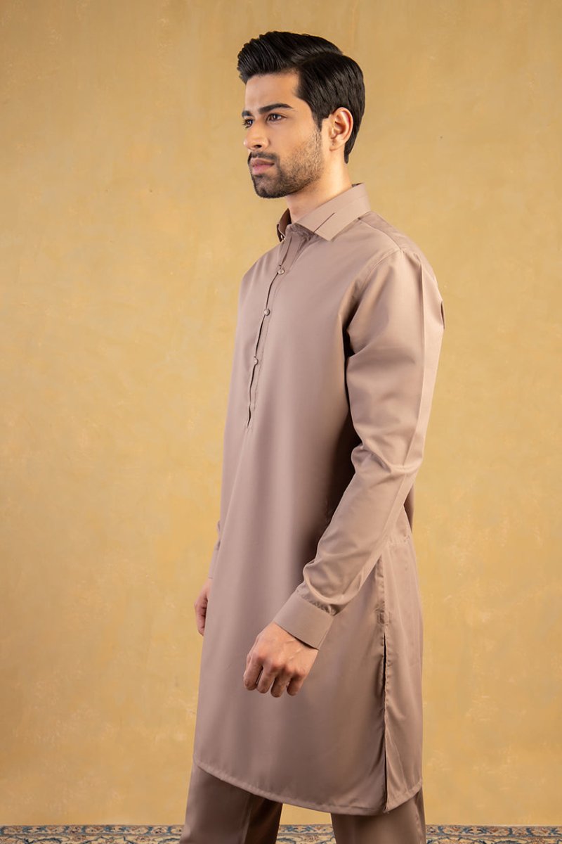 Light Brown Designer Kurta Pajama - Cotidie