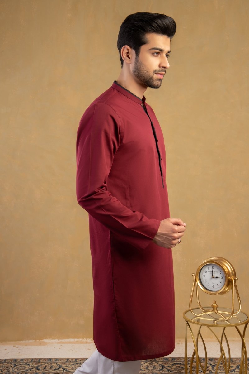 Maroon Kurta - Cotidie