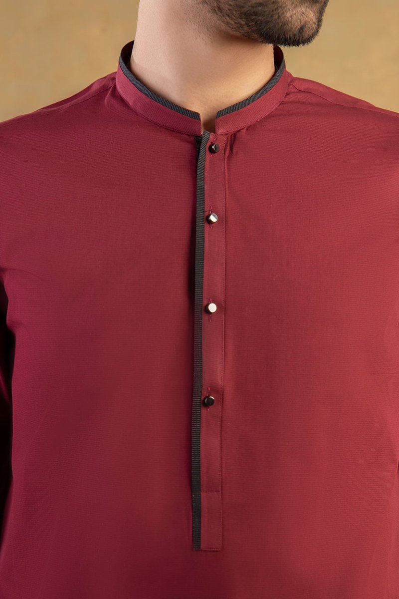 Maroon Kurta - Cotidie