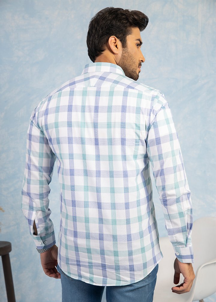 Sea Breeze Checkered Shirt - Cotidie