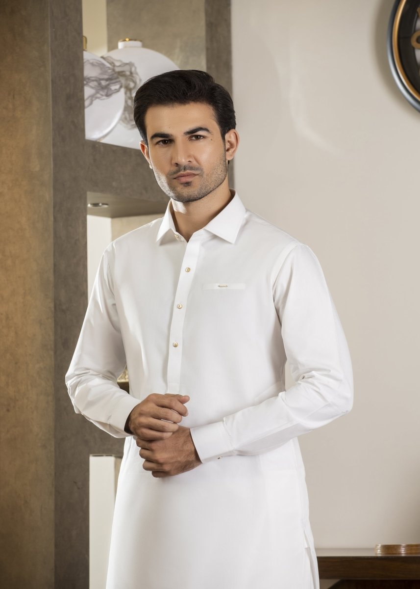 White Kameez Shalwar Cotton - Cotidie