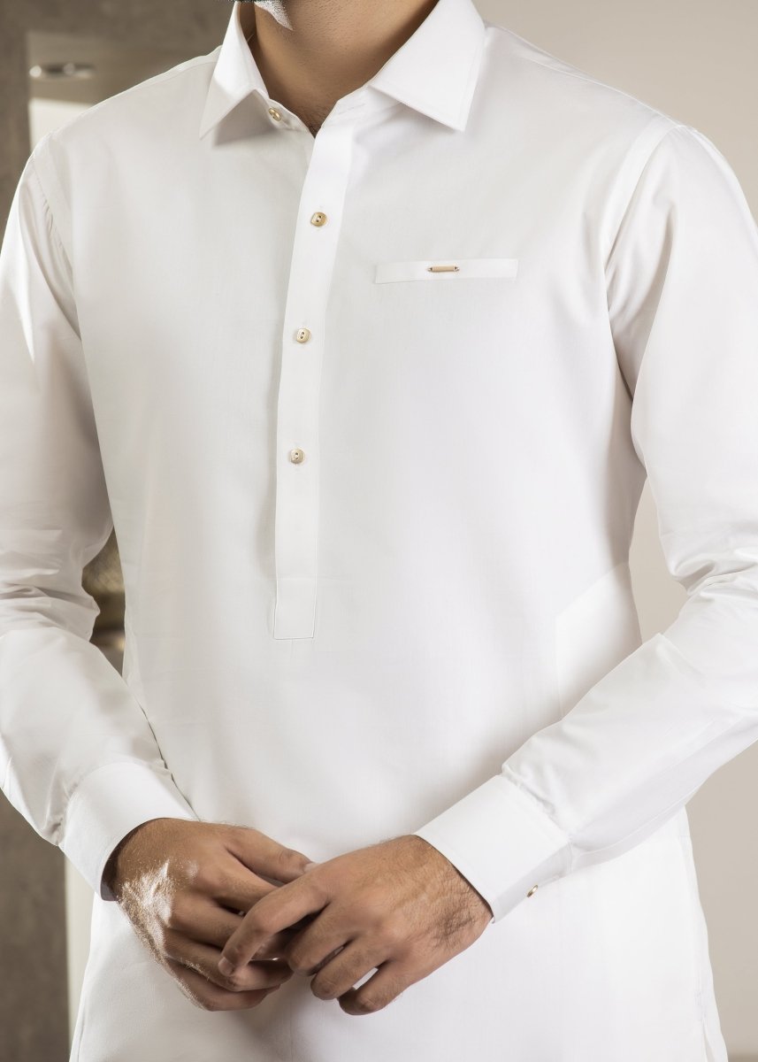 White Kameez Shalwar Cotton - Cotidie